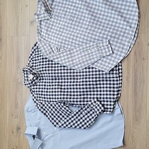 EUC Boys Crewcuts Long Sleeve Dress Shirts - set of 3 - All size 14